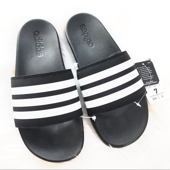 womens adilette comfort slides black